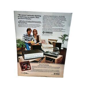 1979 Yamaha Home Stereo System Noticeable Difference In Sound Original Print Ad